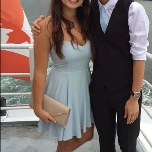 Aritzia Talula baby blue dress